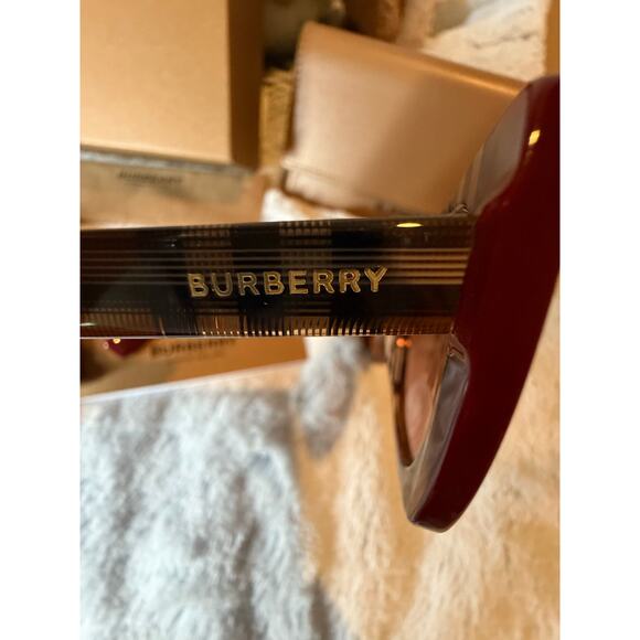 BURBERRY Women\'s Brown Cat-Eye Sunglasses main image 8